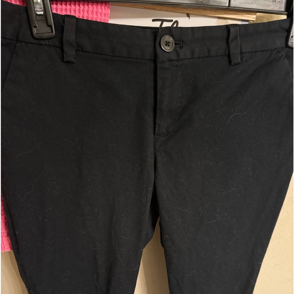 Women’s Ike navy chino crop pants sz 4 black inseam 25” - Picture 6 of 8